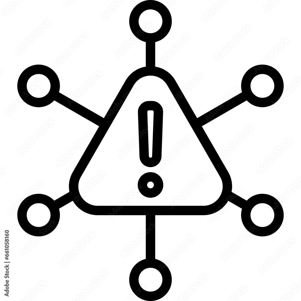 Risk Outline Icon Risk Outline Icon