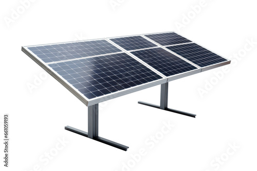 Solar panels isolated on transparent background png file