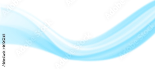white waves with a fresh aroma. Waves showing a stream of clean fresh air on transparent background png file