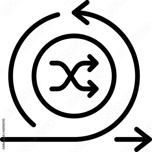 Change Management Outline Icon
