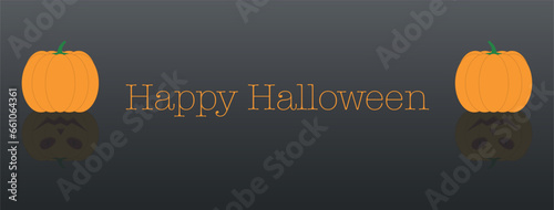 Vector background with macabre pumpkins
