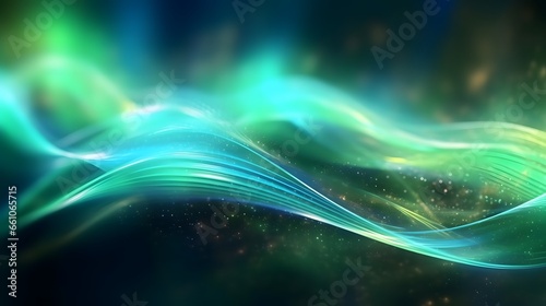 abstract futuristic green background