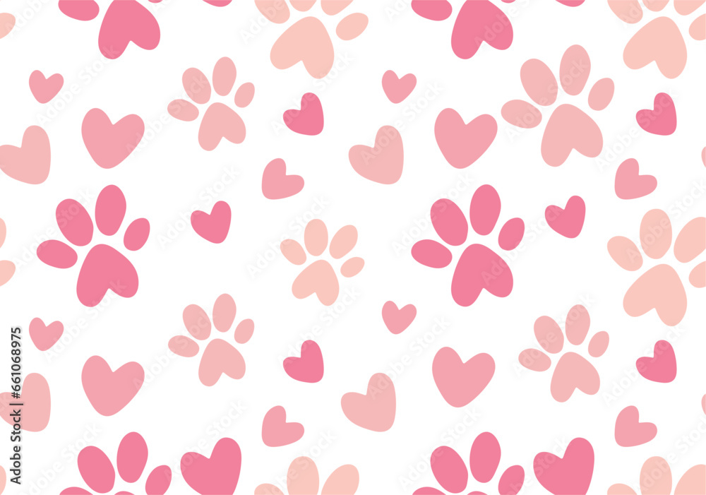 paw prints background pink paw prints background pink