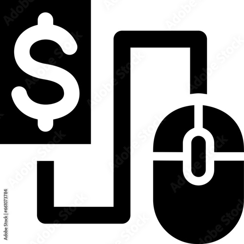 Make Money Glyph Icon