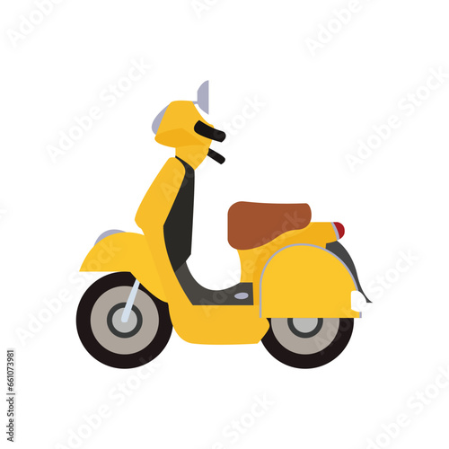 Motor Scooter vector illustration 