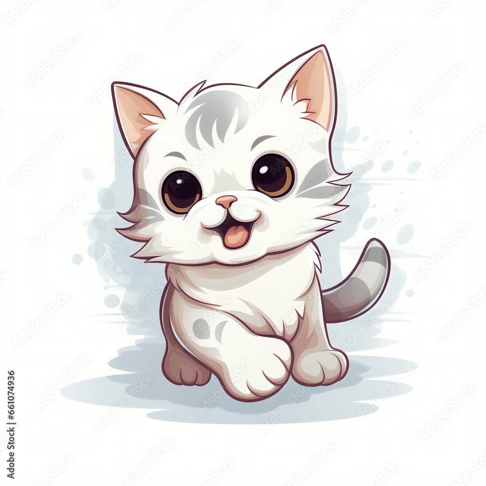 Joyful Kitty Graphic Tee Design Joyful Kitty Graphic Tee Design