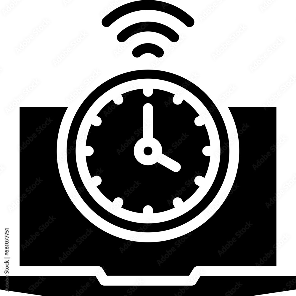 Laptop Glyph Icon Laptop Glyph Icon
