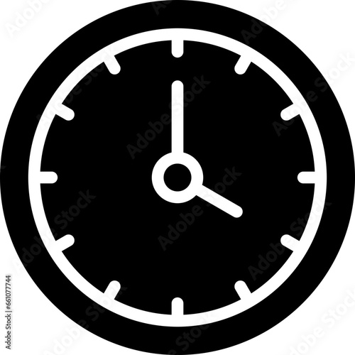 Clock Glyph Icon