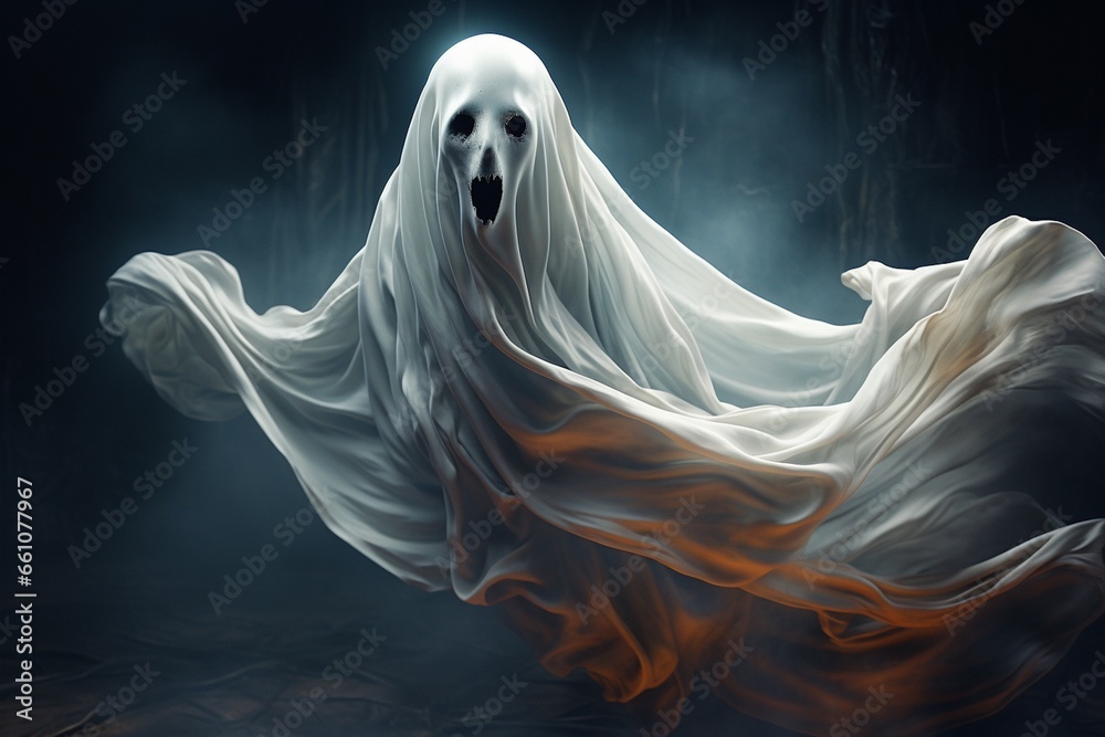 A Halloween Ghost, Created with Generative AI A Halloween Ghost, Created with Generative AI