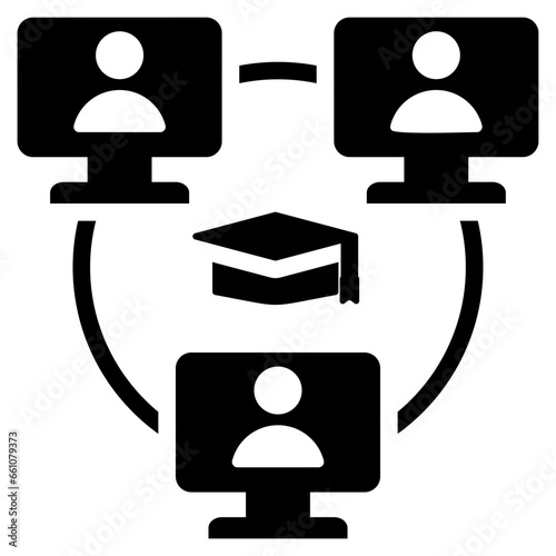 Learning Communities Glyph Icon