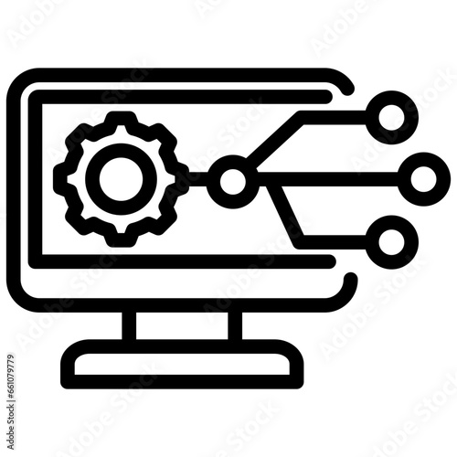 Version Control Outline Icon