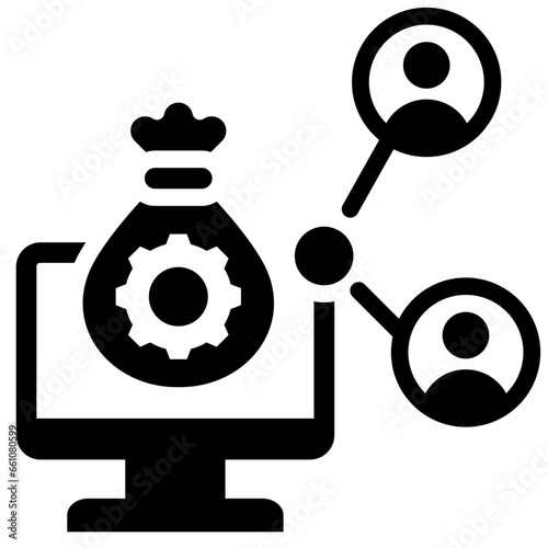 Asset Sharing Glyph Icon