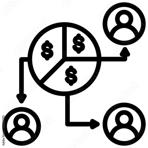 Shareholder Outline Icon