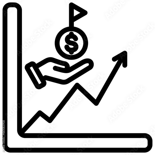 Offer Price Outline Icon