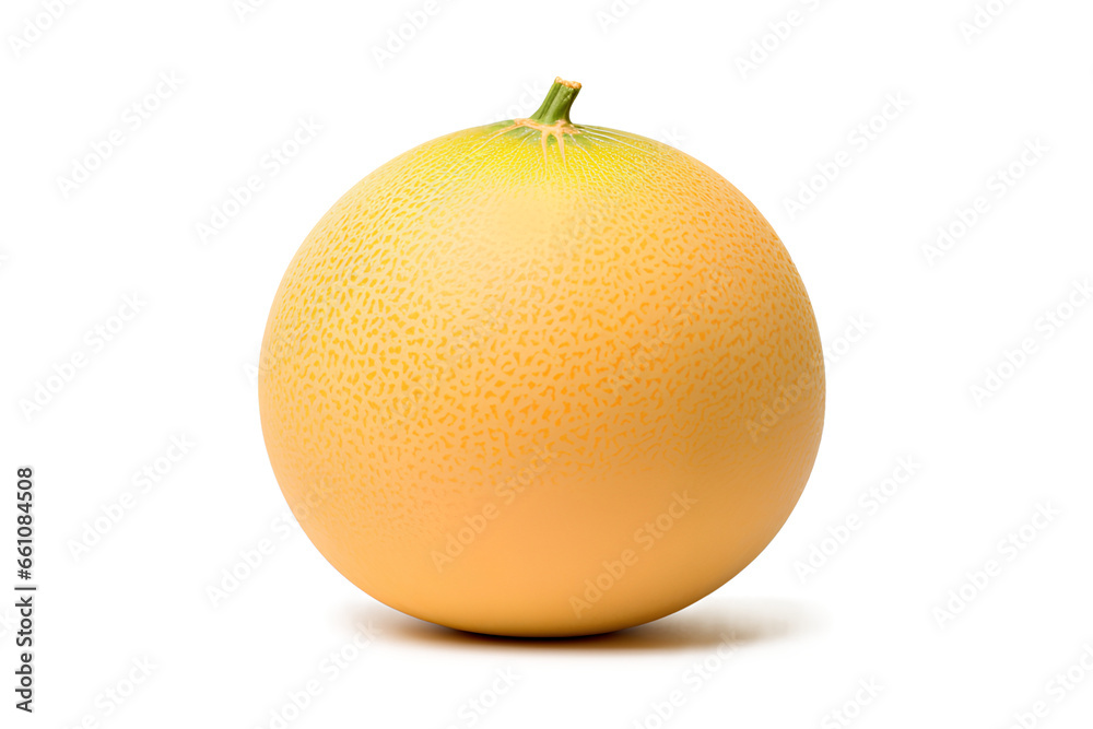 melon isolated on a transparent background, Generative AI melon isolated on a transparent background, Generative AI
