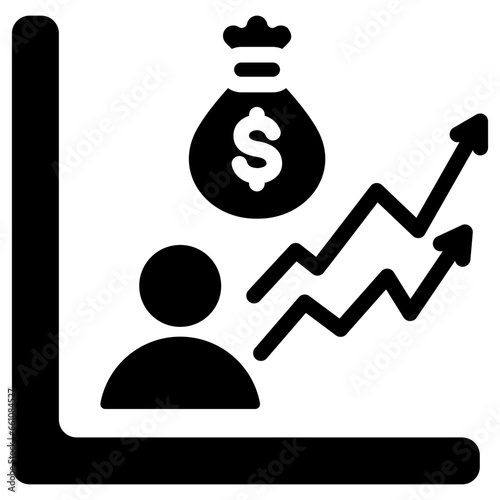 Market Maker Glyph Icon