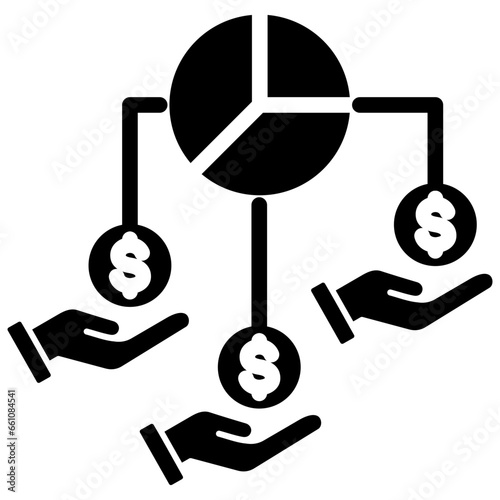 Shareholders Equity Glyph Icon