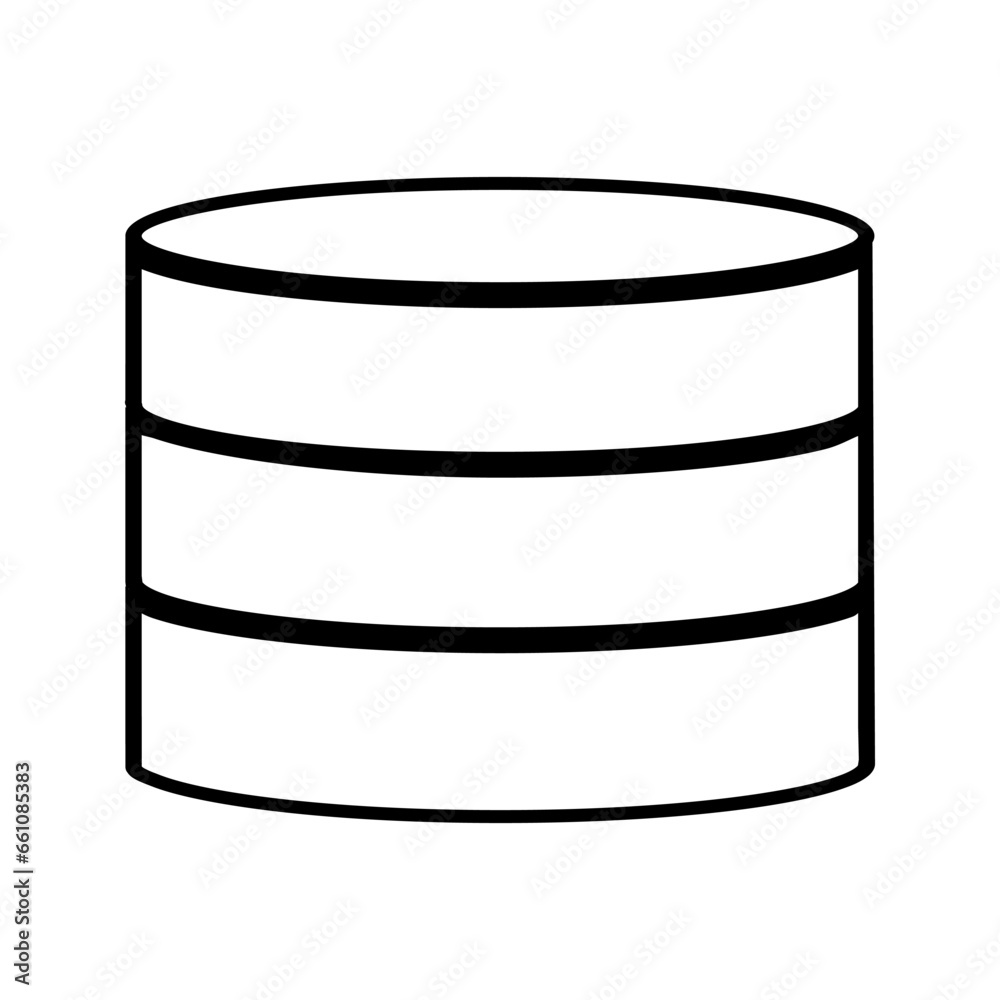 database storage vector icon technology database storage vector icon technology