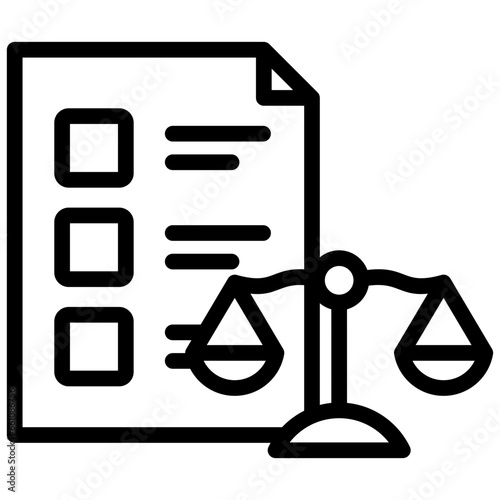 Ethical Policies Outline Icon