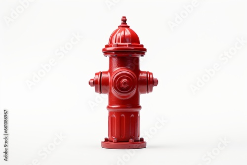 A fire hydrant isolated on a white background