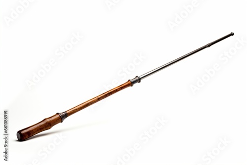 Fishing rod isolated on a white background