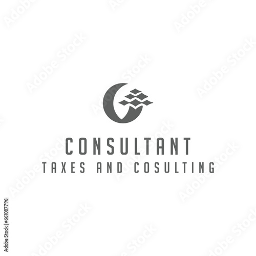 C letter contraction logo