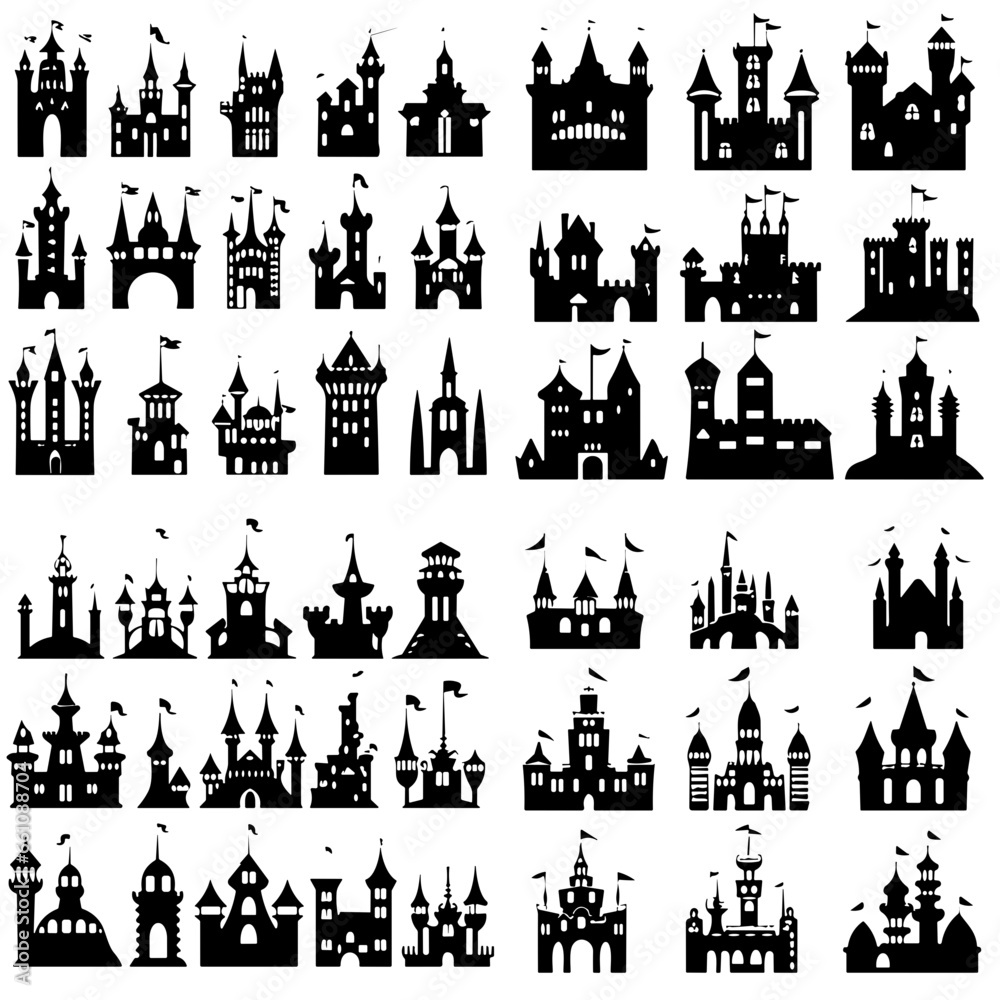silhouette castle, palace silhouette, palace vector, castle svg, castle png, silhouette, 