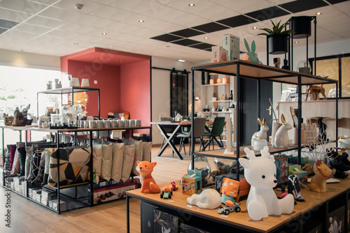 Fotografia Les Objets Décoratif dans le Magasin Design