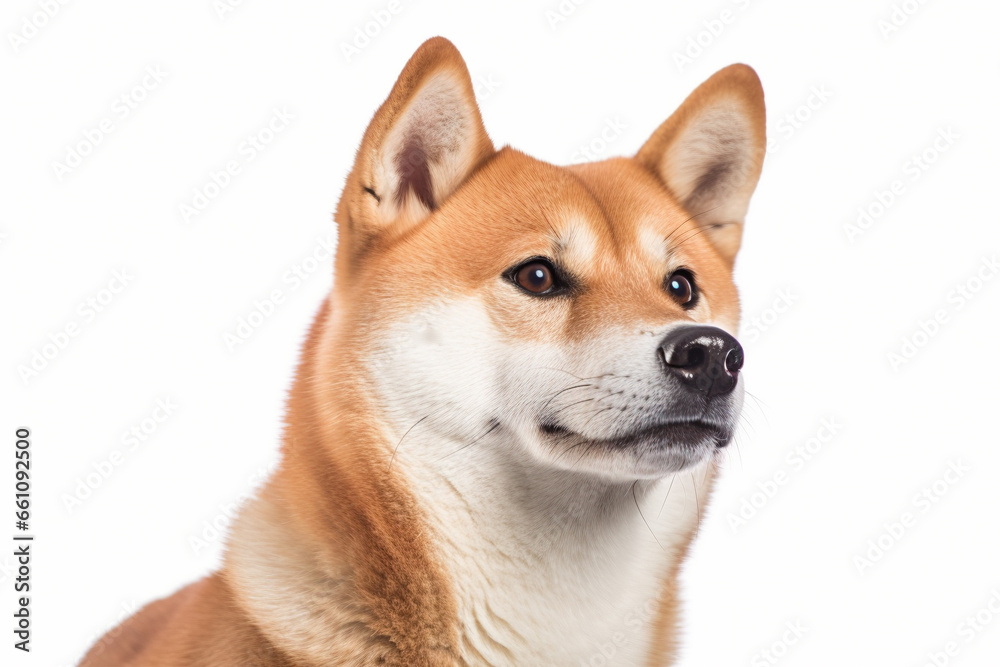 Portrait of Japanese Shiba Inu dog 