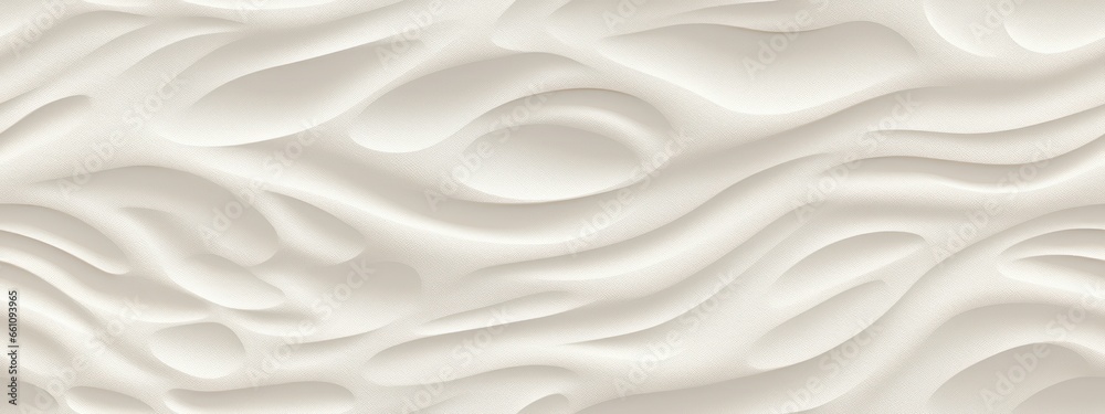 Seamless white sandy beach or desert sand dunes tileable texture. Boho chic light brown clay colored summer repeat pattern background - obrazy, fototapety, plakaty 