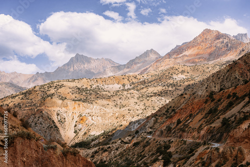 Fototapeta Naklejka Na Ścianę i Meble -  Fann Mountains in the heart of Tajikistan