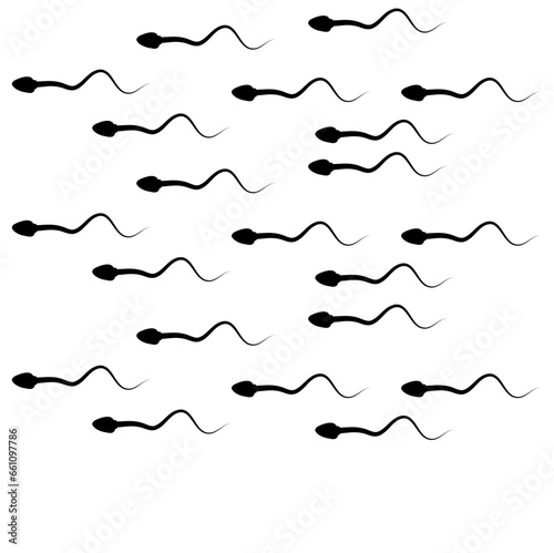 Abstract Sperm Icon
