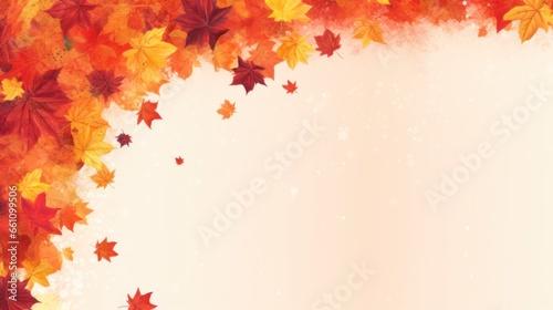 Autumn background with copyspace.