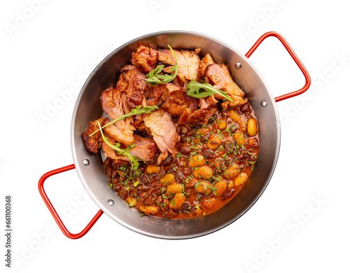Bean stew with smoked pork hock