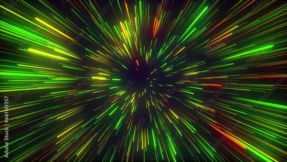 Lots of abstract High Speed Flying Lines, space background. Hyper jump into another galaxy, black space. 4k fast colorful lightspeed, neon glowing blue and green rays in motion. Bright glowing flying. Lots of abstract High Speed Flying Lines, space background. Hyper jump into another galaxy, black space. 4k fast colorful lightspeed, neon glowing blue and green rays in motion. Bright glowing flying.