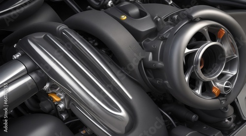 close-up of a engine of a car, car engine, engine background, car engine wallpaper, close-up of engine © Gegham