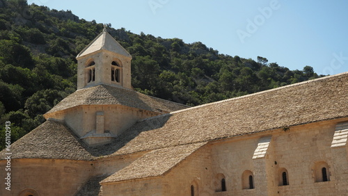 An ancient monastery Abbaye Notre-Dame de Senanque ( Abbey of Senanque). Vaucluse, France