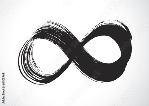 infinity symbol vector graphic design