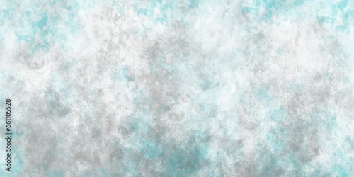 Virid or blue color paper texture pattern Old turquoise wall covered with uneven plaster Designed grunge paper texture