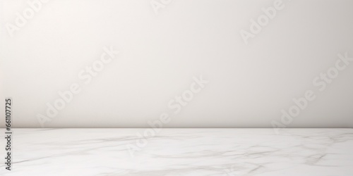 White marble flooring for interior decoration, used as studio background wall to display your products. photo
