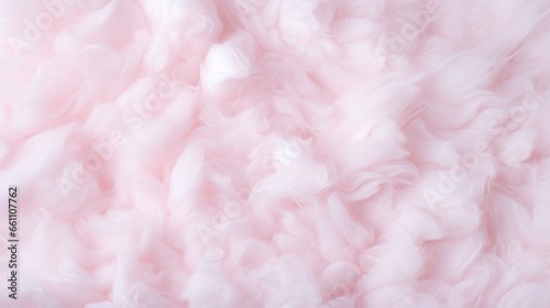 Colorful pink fluffy cotton candy background, soft color sweet candyfloss, abstract blurred dessert texture