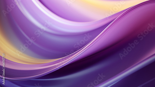 Abstract smooth purple and gold waves background