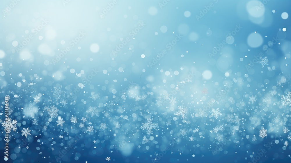 Winter christmas background with snow and frost with for web banner, design template, Generative AI Winter christmas background with snow and frost with for web banner, design template, Generative AI