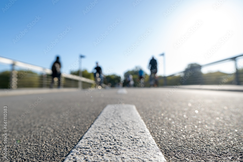 Fototapeta premium Konstanz - Fahrradbrücke