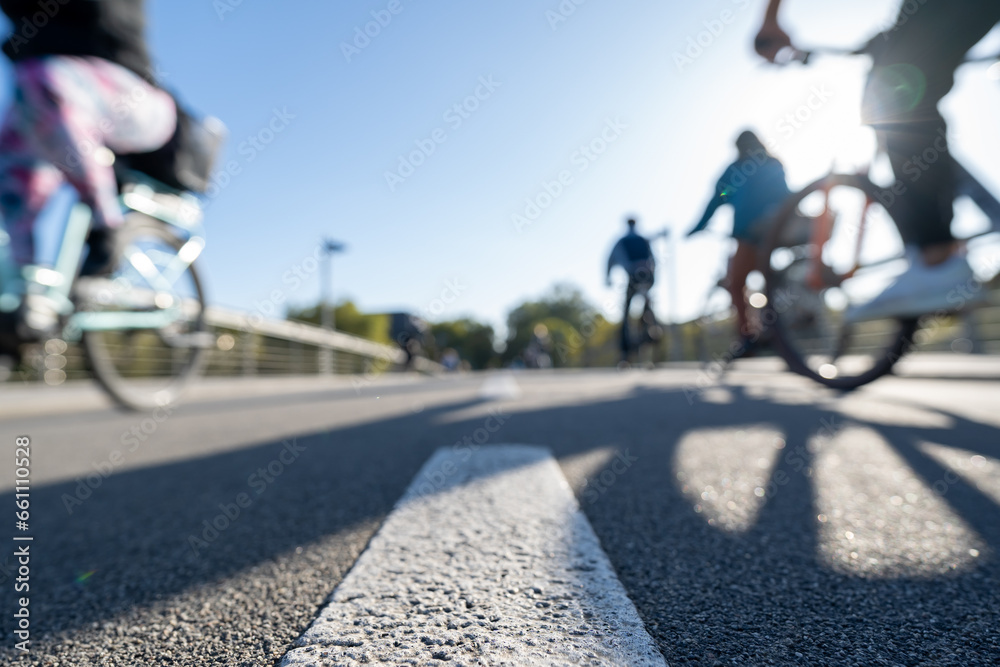 Fototapeta premium Konstanz - Fahrradbrücke