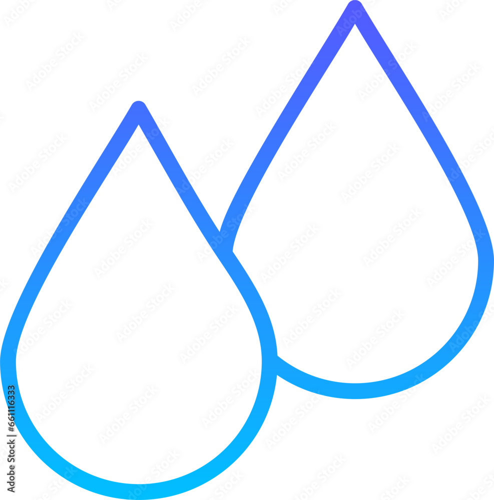 Water II Line Gradient Icon pictogram symbol visual illustration Water II Line Gradient Icon pictogram symbol visual illustration
