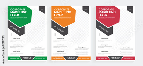 Professional A4 size corporate agency clean flyer design, abstract creative business flyer design, A4 promotional marketing corporate flyer design, advertisement vector paper sheet, handout design