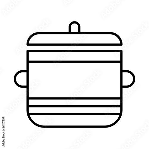 Cooking Pot Icon Design © IsrarAhmad