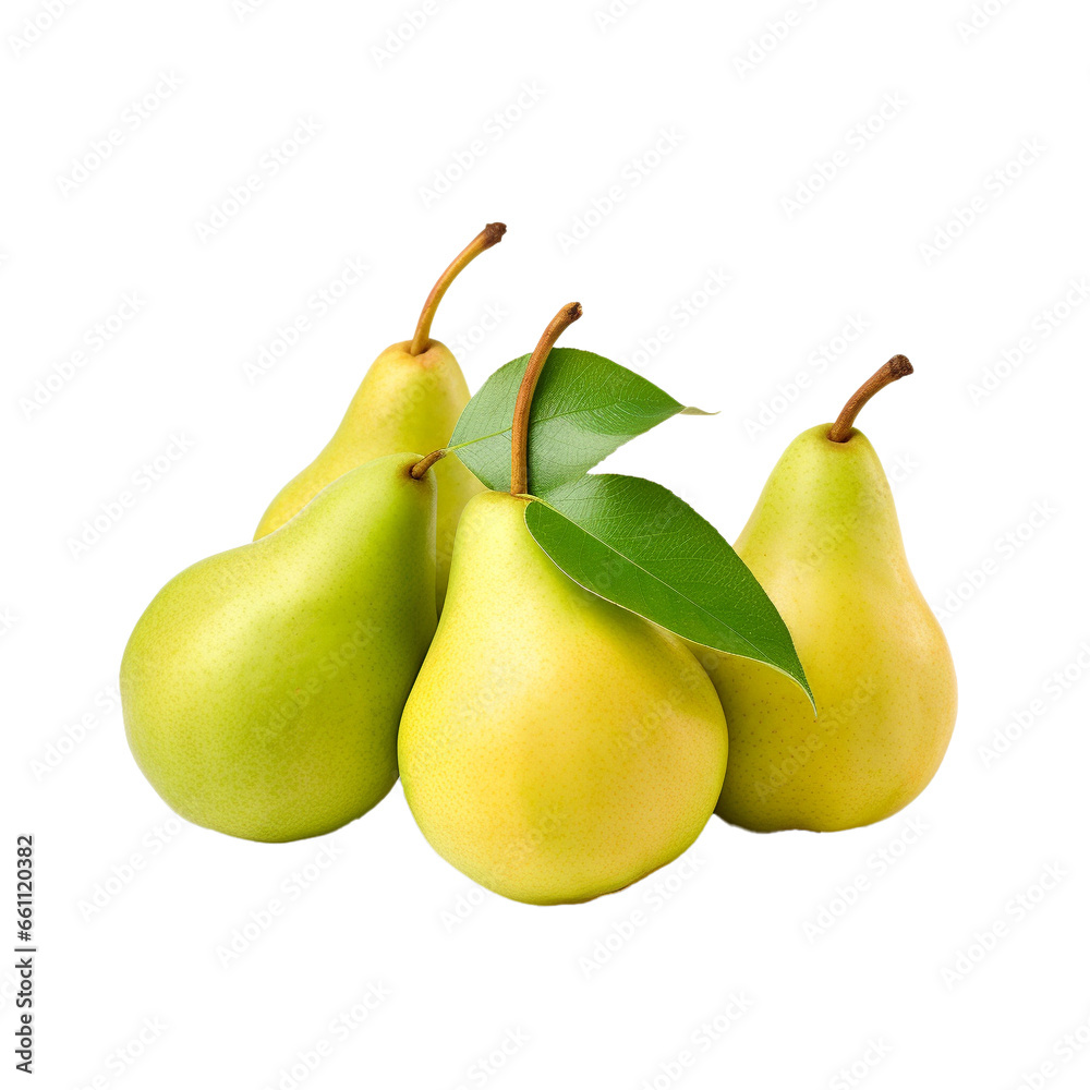 pears isolated on transparent background pears isolated on transparent background