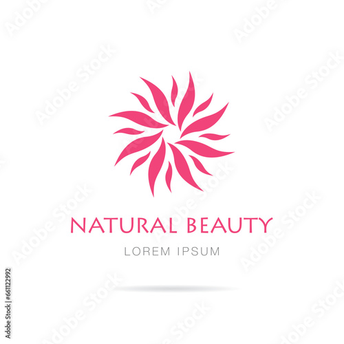 spa beauty logo layout design